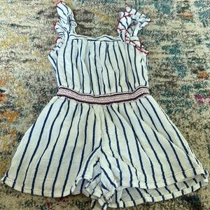 red white and blue cat and jack romper